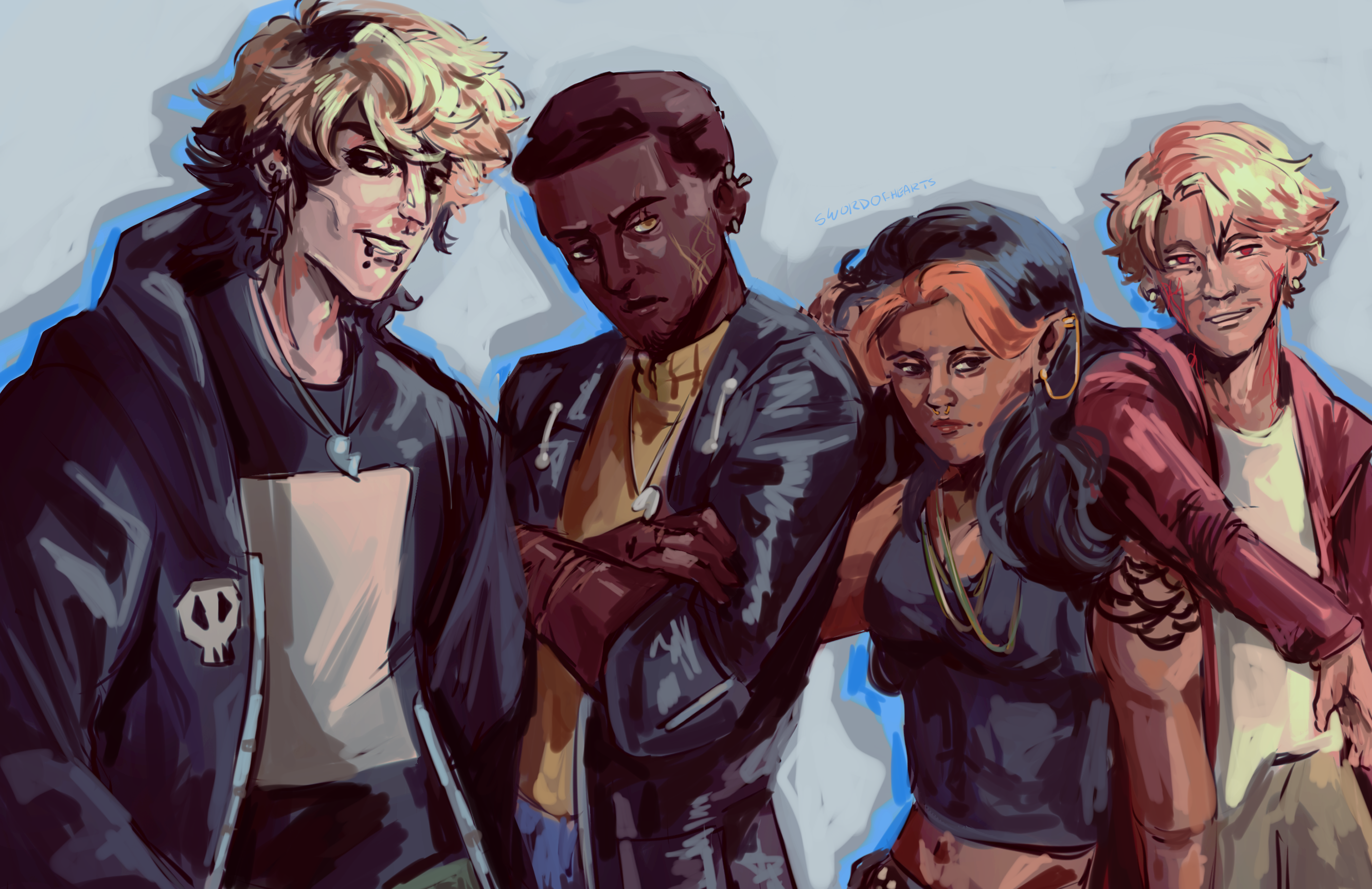 half bodies of squad 118